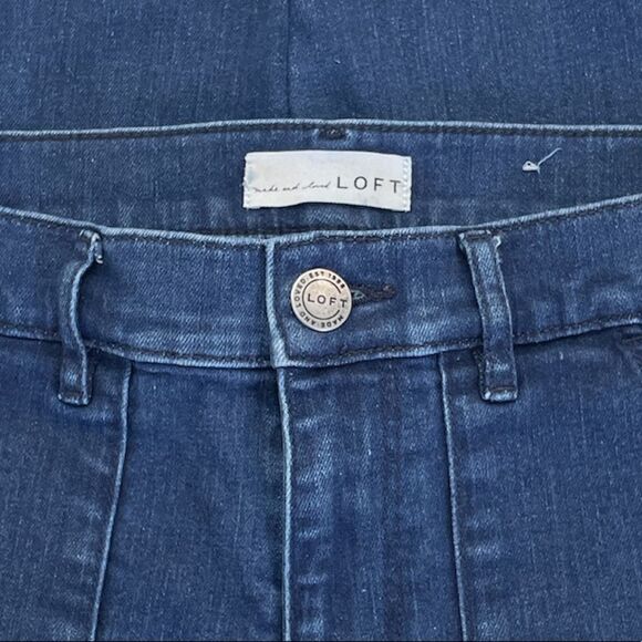 Loft Utility Skinny Jeans in Dark Indigo Wash Size 26 - Picture 5 of 10